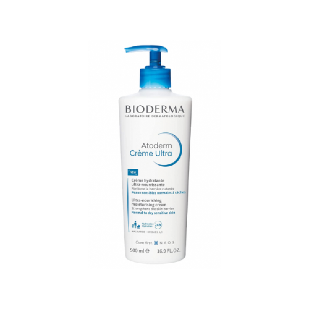 Bioderma Atoderm Ultra Cream Moisturizer - 500 ml