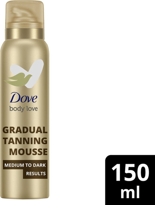 Dove Summer Revived Medium to Dark Gradual Self Tan Body Mousse 150ml