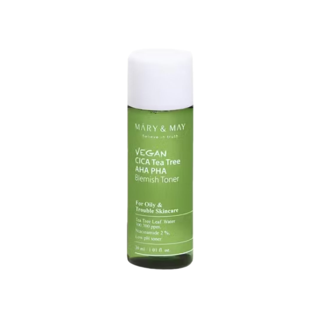 Mary&May Tonic for Problematic Skin Vegan Cica Tea Tree AHA PHA 30ml