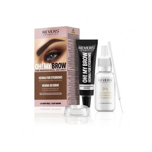 Revers Cosmetics Light Brown Eyebrow Color 2.0 Light Brown