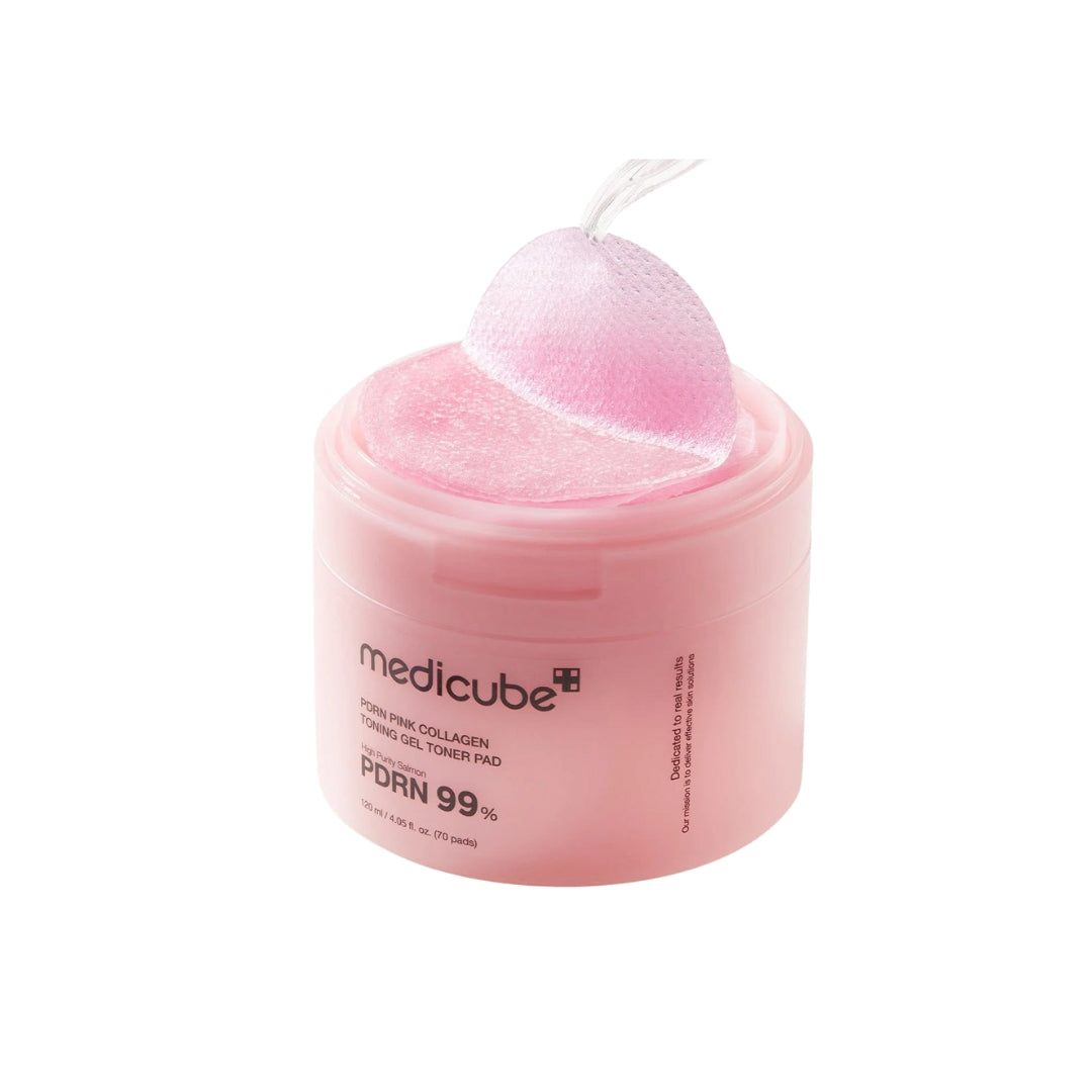 PDRN PINK COLLAGEN TONING GEL TONER PAD 70ea