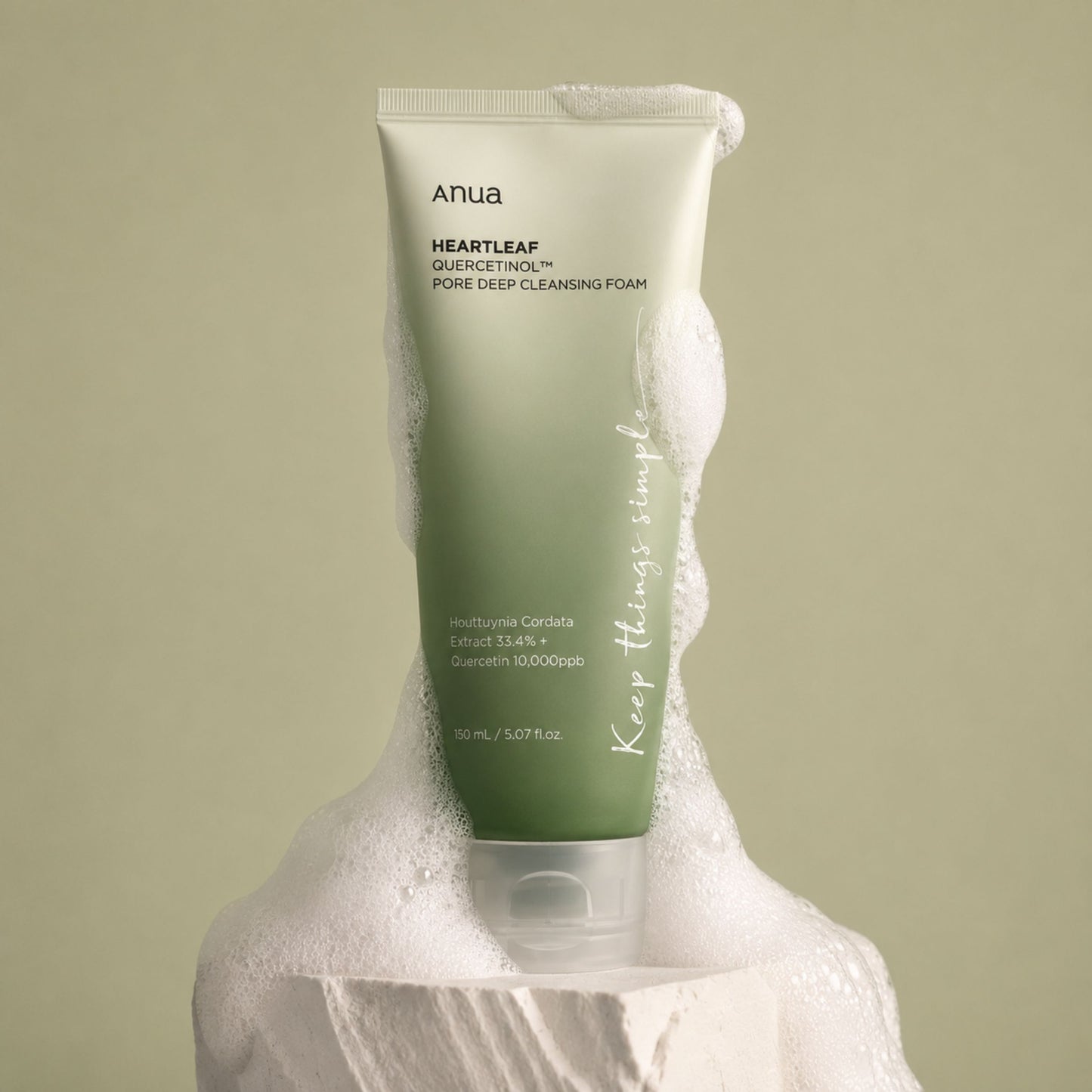 ANUA Heartleaf Quercetional Pore Deep Cleansing Foam 150ml