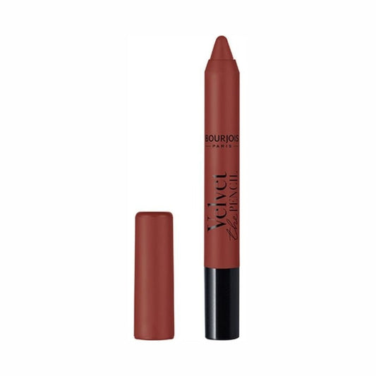Bourjois Velvet The Pencil Lipstick 10 Brun de Folie 3g - Makeup lagersalg