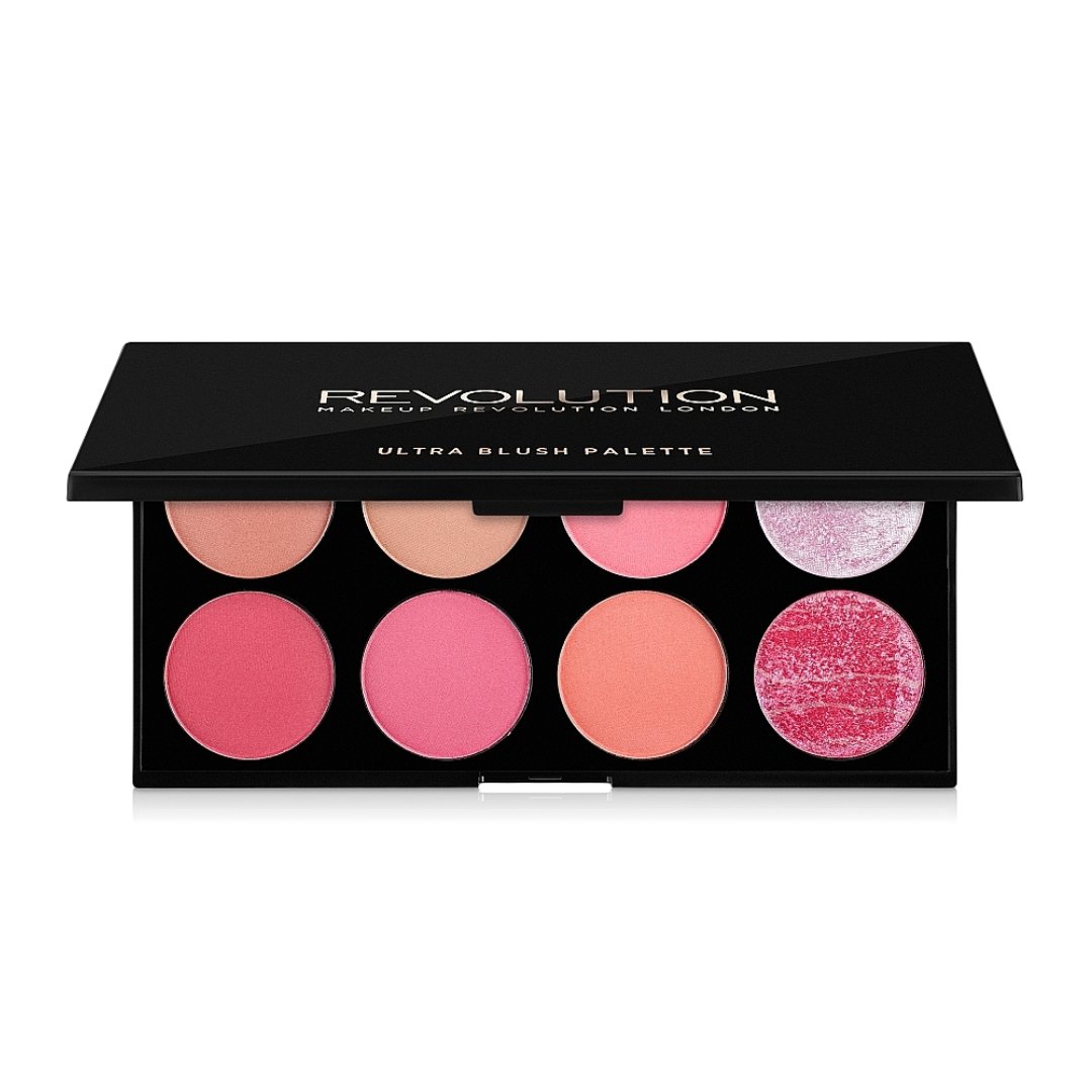 Makeup Revolution Ultra Blush Palette Sugar & Spice 8 Shades 13 g - Makeup lagersalg