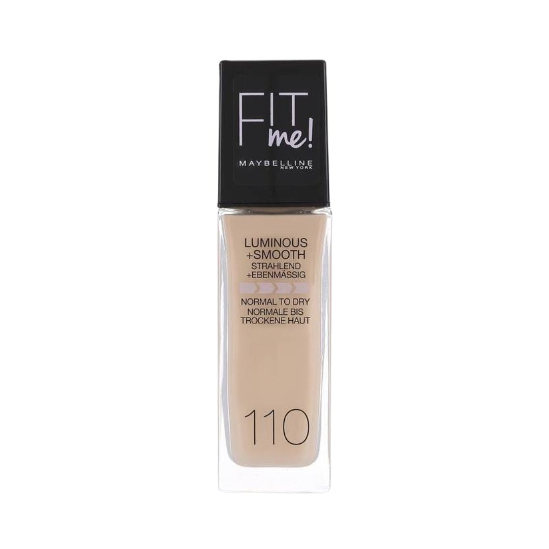Maybelline Fit Me Luminous + Smooth Foundation 110 Porcelain 30ml - Makeup lagersalg