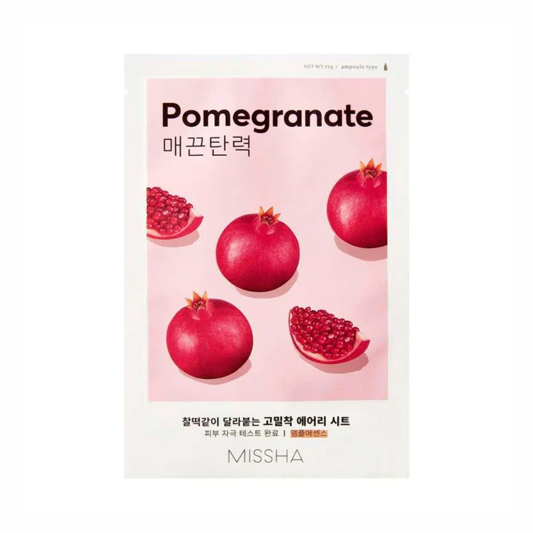 Missha Airy Fit Sheet Mask Pomegranate - Makeup lagersalg