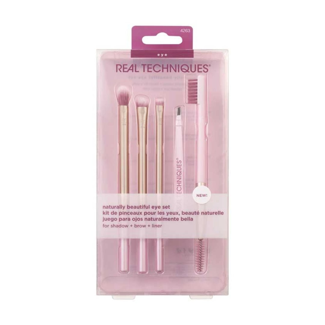 Real Techniques Naturally Beautiful Eye Brushes & Accessories Set