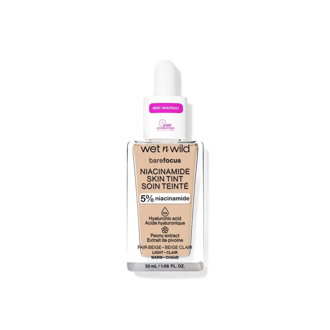Wet N Wild Bare Focus Niacinamide 5% Skin Tint Fair Beige