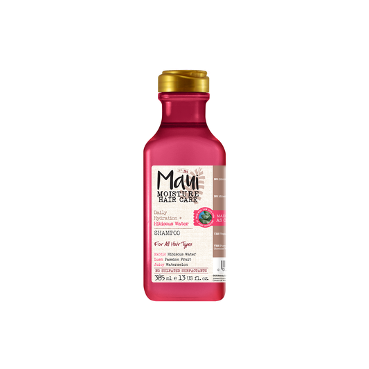 Maui Moisture Lightweight Hydration Hibiscus Water & Aloe Vera Shampoo for All Hair Types 385ml