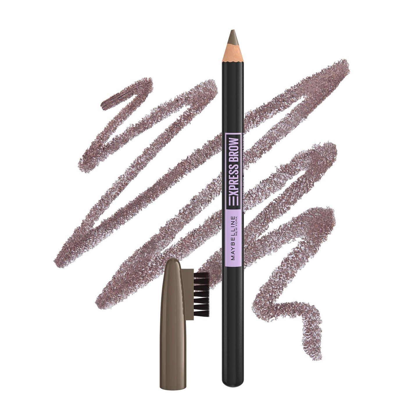 Maybelline York Express Brow Shaping Eyebrow Pencil Medium Brown No. 04