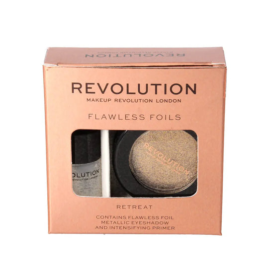 Makeup Revolution Flawless Foils Retreat Metallic Eyeshadow 2g + Intensifying Primer 2ml