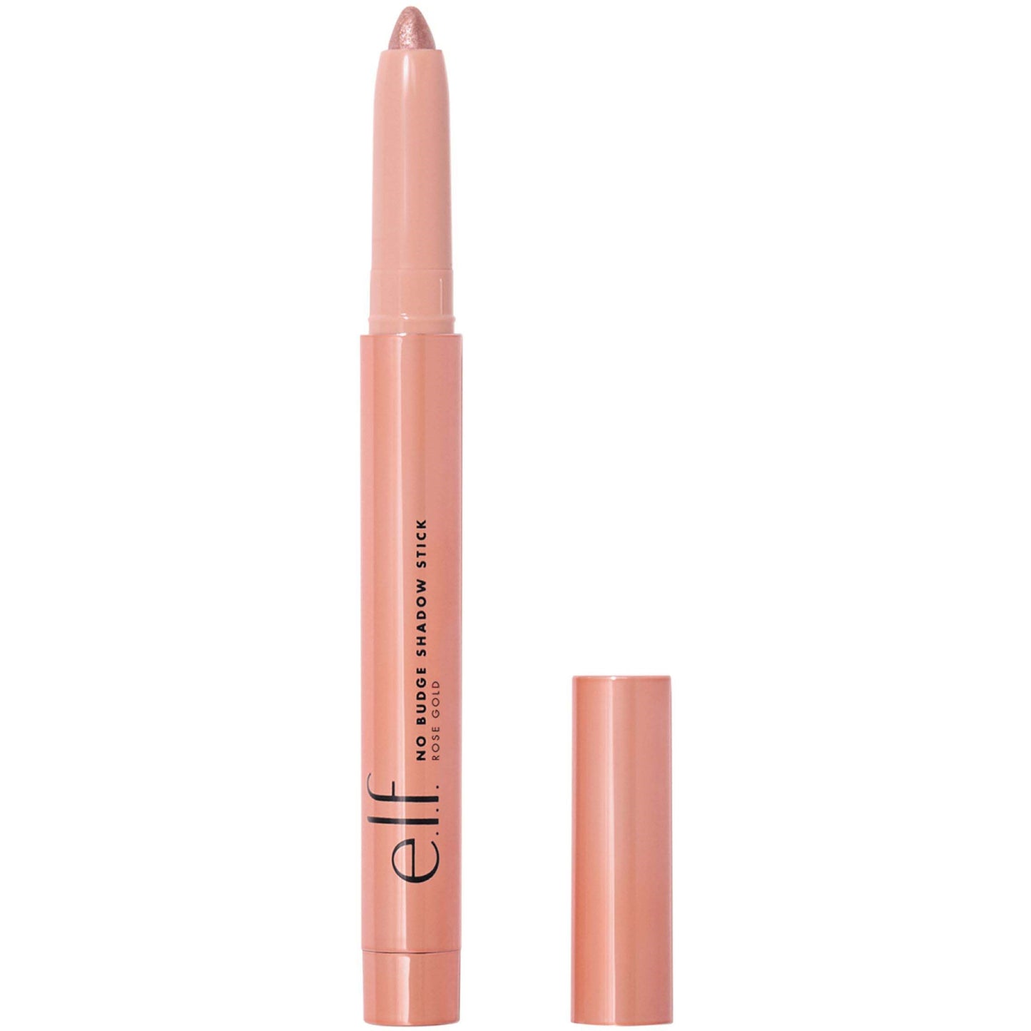 e.l.f. Cosmetics No Budge Shadow Stick Longwear Smudge-Proof Metallic Eyeshadow Rose Gold 0.056 Oz