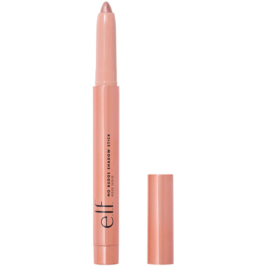 e.l.f. Cosmetics No Budge Shadow Stick Longwear Smudge-Proof Metallic Eyeshadow Rose Gold 0.056 Oz