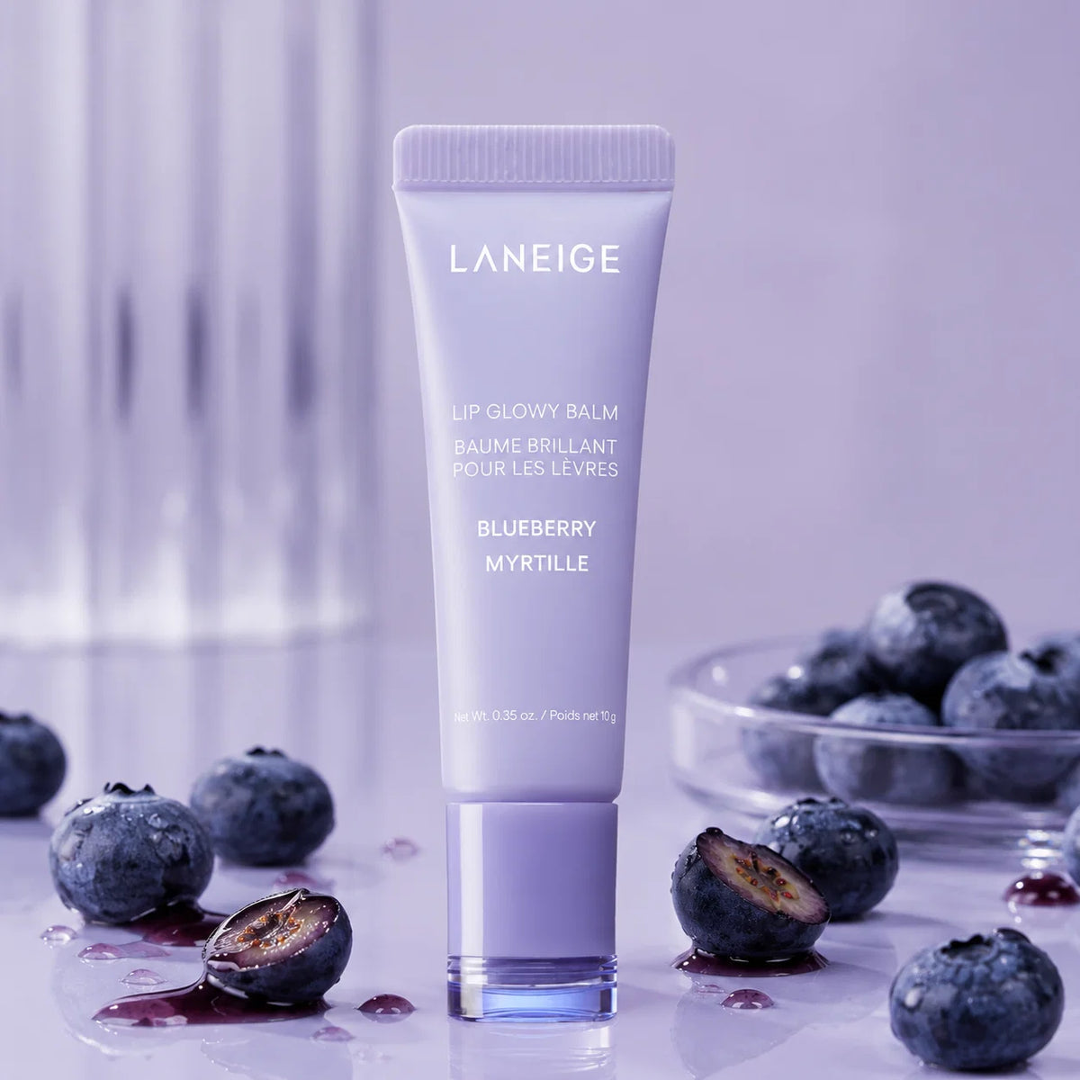 Laneige Lip Glowy Balm 10g Blueberry Flavor