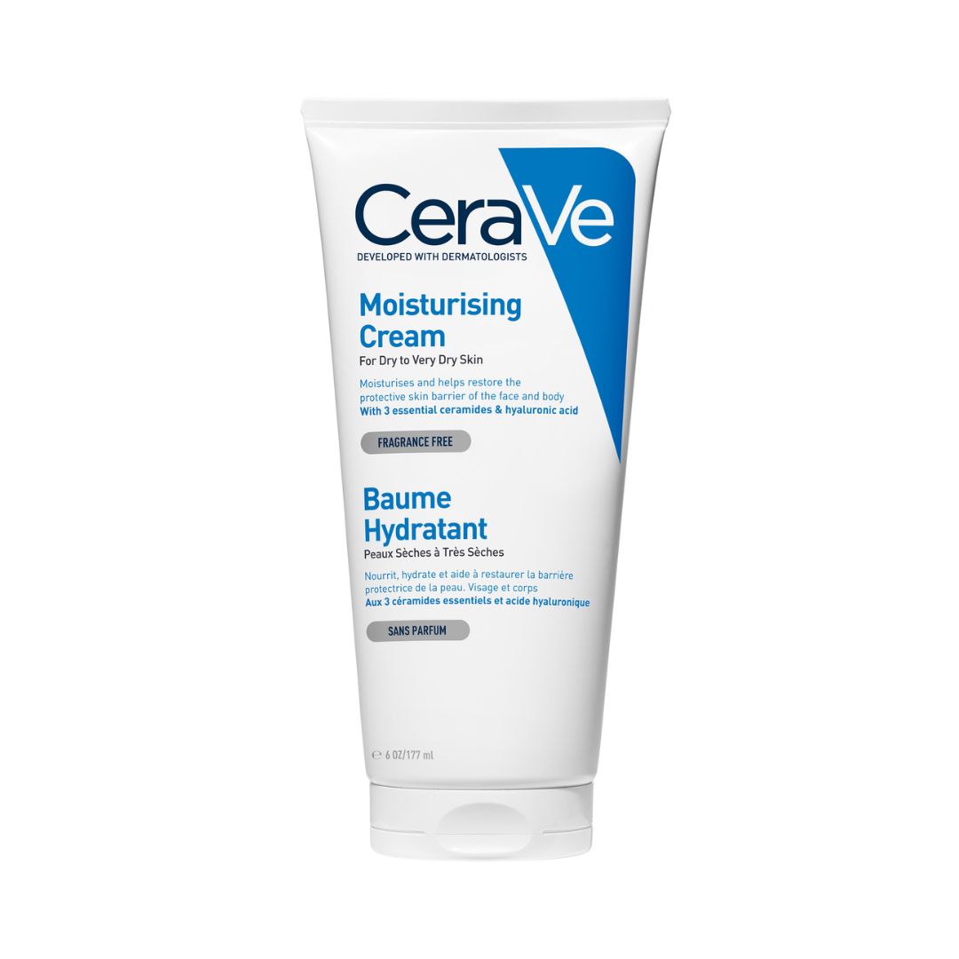 Cerave Moisturizing Cream Hydrating Cream For Face And Body For Dry And Very Dry Skin 177ml