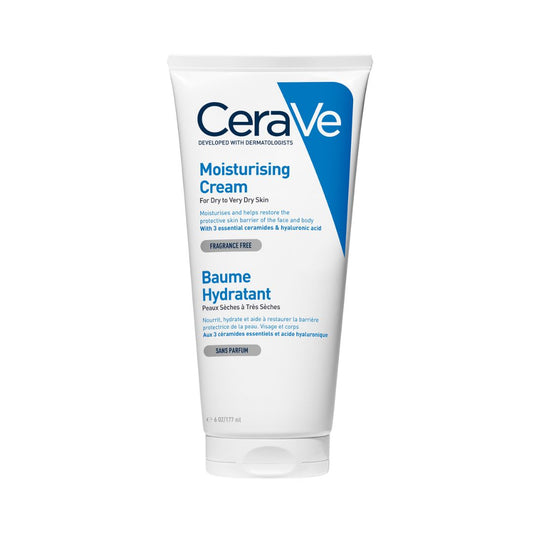 Cerave Moisturizing Cream Hydrating Cream For Face And Body For Dry And Very Dry Skin 177ml