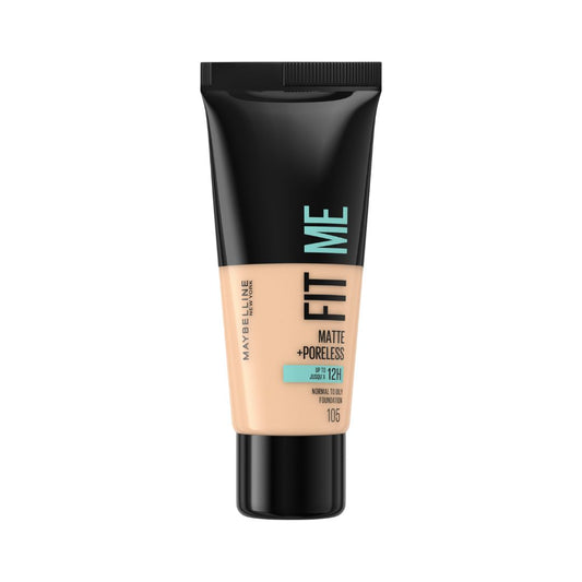 Maybelline Fit Me Liquid Foundation Mattifying Face Foundation 105 Natural Ivory 30ml