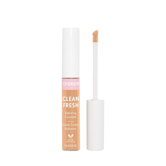 COVERGIRL Clean Fresh Hydrating Concealer Lightweight Vegan Formula 23 Fl Oz 340 Light