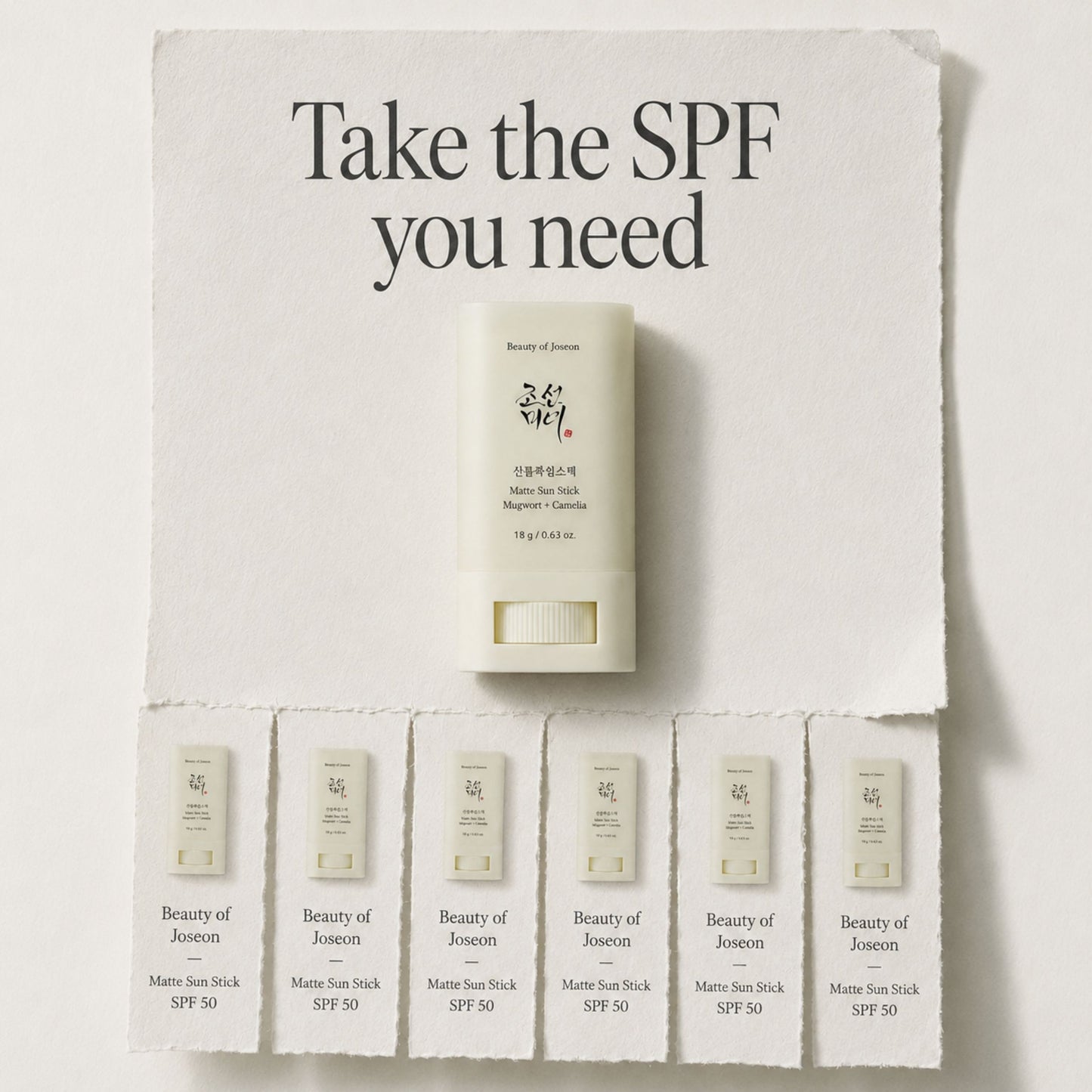 Beauty Of Joseon Matte Sun Stick Mugwort Camelia 18 G Spf 50