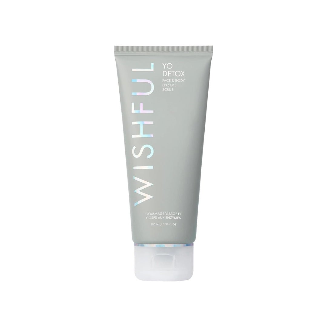 Wishful Yo Detox Charcoal Face & Body Enzyme Scrub 100 ml